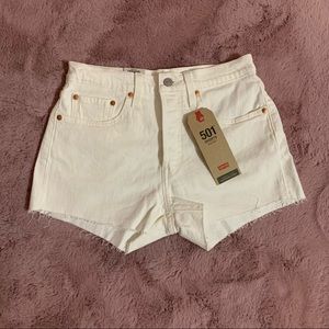Levi's White Women's Shorts